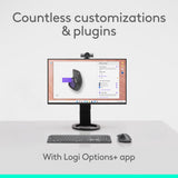 Logitech MX Master 4 for Mac, Ergonomic Bluetooth Mouse with Advanced Performance Haptic Feedback, Ultra-Fast Scrolling, USB-C Charging, MacOS, iPadOS, Windows - Space Black
