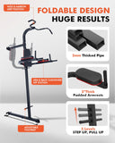 Mikolo Home Gym, Workout Station with 150LBS Weight Stack, Multifunctional Home Gym Equipment, Exercise Equipment for Full Body Strength Training