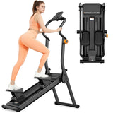 YCCHENG Magnetic Stair Stepper, 16-Level Resistance Vertical Climber