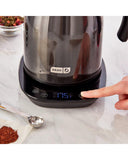 Dash Insulated Electric Kettle, 1.7L Stainless Steel Tea Kettle with Temperature Control, Keep Warm, Digital Display, Cool-Touch Exterior, Hot Water for Tea & Coffee, 1500W