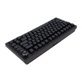 Jiawu Wireless Mechanical Keyboard with PBT Keycaps (Black)