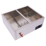Food Warmer Bain Marie Food Steamer 6 Pans Steam Table Buffet Countertop 850W