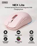 EPOMAKER NEX Lite Wireless Gaming Mouse w/Screens & RGB Charging Dock