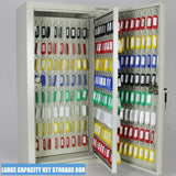 Key Storage Cabinet 300-600 Keys - Wall Mounted Steel Lock Box