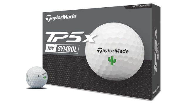 TaylorMade Golf 2024 Symbol TP5X Cactus GOLFBALLS ONE Dozen TaylorMade