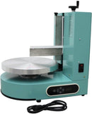 CZHIXG Electric Cake Decorating Machine Vertical Electric Cake Cream Spreading Machine Commercial/Home Use Cake Decorating Coating Machine Equipment Green for 6-14 Inch Cake, 200W