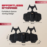 Ocdin Partner Ab Roller Wheel with Elbow Support- Two-Person Core Trainer, Stable Home Gym Equipment for Couples to Strengthen Core Muscles (Black)