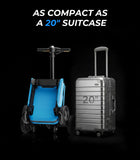 PAISEEC L5 Mobility Scooter 32 lbs Ultra Lightweight, One-Step Folding Mobility Scooter, Electric Scooter with PAI Safety System, Airline Approved Mobility Scooter for Seniors (Blue, 15 Miles)
