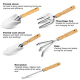 12-Piece Heavy Duty Stainless Steel Gardening Tools Kit with Storage Organizer Handbag & Tool Apron - All-in-One Premium Garden Gift Set for Women/Men