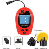 LUCKY Sonar Portable Fish Finder Transducer Wired Water Depth Finders Boat Kayak Transducer Fish Finder Handheld Fishing Gifts for Men