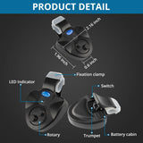 Electronic Fishing Bite Alarm with 10 Bonus Batteries – LED & Sound Alert, Sensitive Siren for Day & Night Carp Fishing, Waterproof Sensor for Bank Fishing Rods