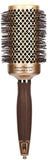 Olivia Garden NanoThermic Ceramic + Ion Round Thermal Hair Brush - Not Electrical - Professional Blowout Brush for Normal to Thick Hair, NT-54 2 1/8"