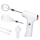 Cordless Hand Mixer, Handheld Electric Whisk with 3 Speed Modes  (White) Chidoyii
