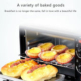 Electric Breakfast Machine,3-In-1 Breakfast Station with 1.2L Cooking Pot, 9L Large Capacity Baking Area, and Coffee maker,100-230° Temperature Control & 30min Timing,for Kitchen(Black)