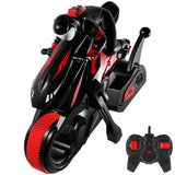 Zingbotem RC Stunt Motorcycle with 360° Rotation, High-Speed Drift Remote Control Bike, 2.4GHz Control, All-Terrain Racing Vehicle with LED Lights