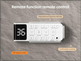 MEJE #MZE014P - Intelligent Wall-Hung Toilet, One-piece Elongated Smart Toilet with Bidet Built in,Heated Seat, Warm Air Dryer,Auto Flush, Auto Open and Close, Remote Control, Night Light, White