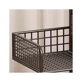 FURUIM2024M Library Storage Cart Bookshelf Storage Movable Table