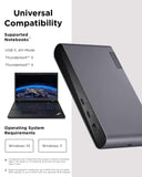 Lenovo Docking Station USB-C Universal Business Dock – Dual Display (1 DP 1.4 & 1 HDMI 2.0) – 65W Charging for Laptop
