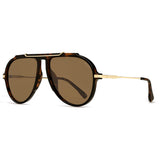 SOJOS Retro Oversized 70s Aviator SunglassesWomen Men SJ2693 Leopard