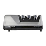 Chef’sChoice Professional Electric Knife Sharpeners Edge Select With 100-Percent Diamond Abrasives And Precision Angle Guides For 20-Degree Straight-Edge and Serrated Knives, 3-Stage, Silver