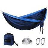 BTRWOR Hammock - Lightweight, Portable, 1 to 2 Person Hammock - for Camping, Hiking, Backpacking, Travel, a Festival, or The Beach