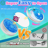 WATERELF 4Pc Transparent Putty Slime for Kids, Fidget Sensory Artistic Therapy Putty Toys for Boys Girls Adults, Stress Relief Non-Sticky - Each 3.11 Inch 3.2 Oz