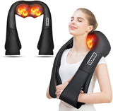 Back and Neck Massager, Back Massager Deep Tissue Kneading Massager Neck and Shoulder Massager with Heat AERLANG