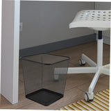 2pcs Black Metal Mesh Wastebaskets for Office and Home Use