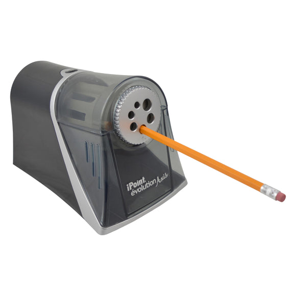 Evolution Axis Heavy Duty Classroom Pencil Sharpener, Black and Silver Westcott