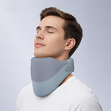 Yunari Cordless Neck Brace for Cervical Spine Posture Correction and Support, Patented Traction Device with Intelligent Adjust and Hot Compress, Neck Brace for Men and Women, （Gray, Medium）