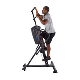 Stamina Products Cardio Climber Home Workout Fitness Exercise Machine with Smart Coaching, LCD Monitor, And Wheels for Easy Storage