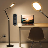 LitONES Ring Light with Stand, 15W Dimmable Zoom Lighting for Computer