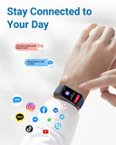 Amzhero Health Fitness Tracker with 24/7 Heart Rate, Blood Oxygen, Blood Pressure, Sleep Tracker, 5ATM Waterproof Activity Trackers with Step Tracker, Pedometer (S & L Bands Included)