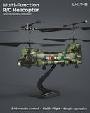 LMRC Army Chinook Remote Control Helicopter, LM19-D Military Transport RC Helicopter, Altitude Hold, One Key take Off/Landing, LED Light, Low Battery Reminder, Army Toys & Gift for Military Fans