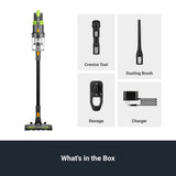 Eureka RapidClean Pro Cordless Vacuum Cleaner for Hard Floors, Lightweight Stick Vacuum LED Headlights, Convenient Stick and Handheld Vac, Green, NEC285GR