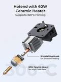 Creality Ender-3 V3 KE 3D Printer, 50Sprite Direct Extruder Supports 300℃ Printing0 mm/s High-Speed Printing with Auto-Leveling, Sprite Direct Extruder Supports 300℃ Printing, Ultra-Smooth and Stable, 220×220×250 mm Print Volume