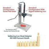 90W Veal Heat Press Machine for 3D Printing, Adjustable Heat Set Tool with M2-M8 Brass Tips, Versatile for Plastics, Quick Heat-Up, Precision Temperature Control
