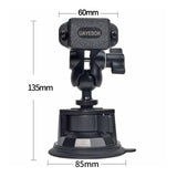 UAYESOK Heavy Duty Handheld Radio Car Mount, Speaker Mic Vehicle Holder (Vacuum Suction Cup, Windshield Dashboard Mounting) For HT, Walkie talkie, Scanner