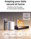 REOLINK Battery Video Doorbell (2nd Gen) 2K Wireless Camera White Version