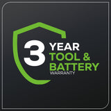 Greenworks 48V (2 x 24V) 20" Brushless Cordless (Push) Lawn Mower (LED Headlight), (2) 4.0Ah Batteries and Dual Port Rapid