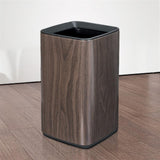 Trash Bin Kitchen 3.1 Gallon Square Garbage Can, Open Top Metal Design with Removable Liner for Office, Living Room, Hotel and Commercial Use