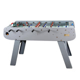 René Pierre Outdoor Foosball Table - Tahiti. Designed with Safety Telescoping Rods with Ergonomic Handles and 2 Single Goalies