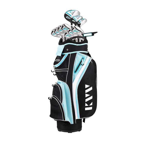 Women’s Complete Golf Clubs Package Set Includes Driver, Fairway, Hybrid | Right Handed KVV