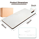 F&G Full Body Massage Heating Mat, Heating Massage Mattress with 9 Airbags, Improving Sleep, 3 Modes, 3 Heating to Relieve Discomfort in Shoulders, Waist, and Legs for Home Use,Size(38"x80")