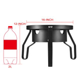ARC 52QT Stainless Steel Steamer Pot With Portable Propane Burner For Outdoor Cooking, Seafood Crab-Vegetable-Tamale Large Pot with Water Spout, Divider and Steamer Rack, High Efficiency Stove