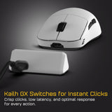 ENDGAME GEAR OP1w 4k v2 Wireless Gaming Mouse White – 30K DPI Optical Sensor, 4000Hz Polling, Hot-Swappable Switches & Claw-Grip Design
