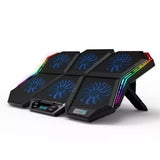 BFKRYP Gaming Laptop 12-17 Inch Cooling Screen Pad Cooler Stand with Six Fans
