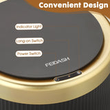onlcuk Smart Bathroom Trash Can Garbage Can with Lid, 2.8 Gallon Motion Sensor Trash Bin