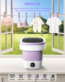 16L Portable Washing Machine, Large Capacity Compact Laundry Machine of Underwear, Baby Clothes, Socks, 3 Cleaning Modes Suitable for Small Clothes, Foldable Design for Hotel, Home,Apartment,Campain ﻿