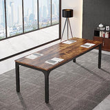 6.5FT Conference Table, 78.7-Inch Rectangle Meeting Seminar Table, Large Business Table for 6-8 People (Only Table)